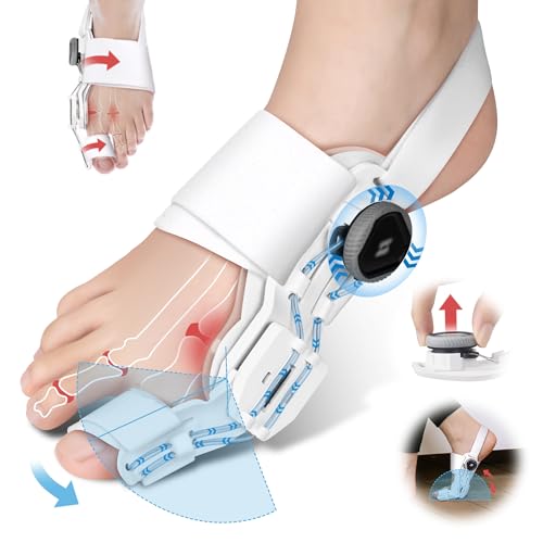 RWSEFK New Upgrade Bunion Corrector for Women & Men,Adjustable Knob Bunion Corrector for Women Big Toe,Bunion Splint for Relief,Orthopedic Toe Straightener Suitable for Left and Right Feet