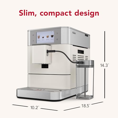 Image of KitchenAid Fully Automatic Espresso Machine KF8, KES8558PL, Porcelain White