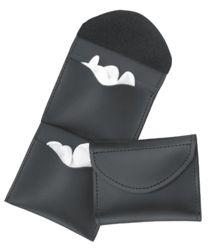 Gould & Goodrich K555 Two Pocket Glove Case Place On Belt Up To 2-1/4 In. or Slide Into Pants Pocket (Black)