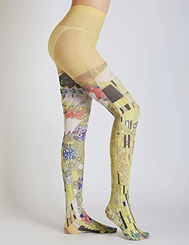 Image of Sahabowi Women Tights, Sheer High Waist Pantyhose, Vintage Control Top Stockings