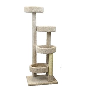 New Cat Condos Cat Tree, Beige