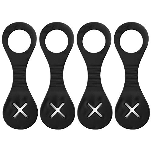 Image of Okydoky Dog Poop Bag Holder Leash Waste Carrier Holder Bicycle (4 Pack)