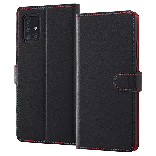 レイ・アウト Galaxy A51用 ケース 手帳型 マグネット ベルト ブラック 黒 レッド 赤 手帳型ケース GalaxyA51 docomo SC 54A au SCG07 ギャラクシーA51 5G スタンド機能 カード収納 キャラクター かわいい