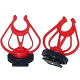 LUORNG 2PCS Interview DSLR Bracket Mount Camera Microphone Accessory Cell Phone Hot Shoe Bracket Accessory For Video Blogging Live Streaming Video Conferencing Video Interviews