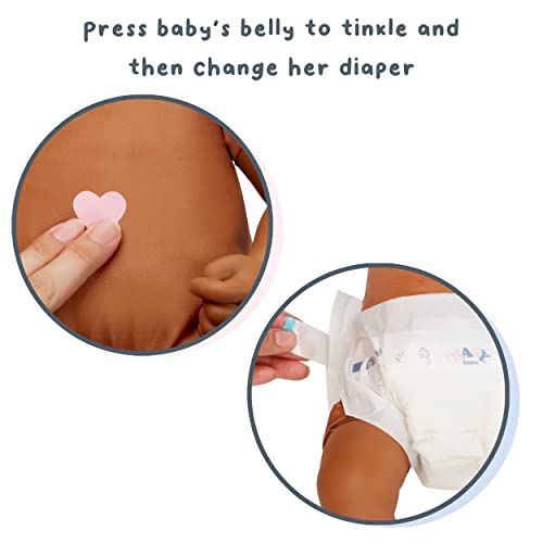 Baby Born 918612C3 My Real Baby Doll Harper - Dark Brown Eyes: Realistic Soft-Bodied Baby Doll Ages 3 & Up, Sound Effects, Drinks & Wets, Mouth Moves, Cries Real Tears, Eyes Open & Close, Pacifier thumb #6