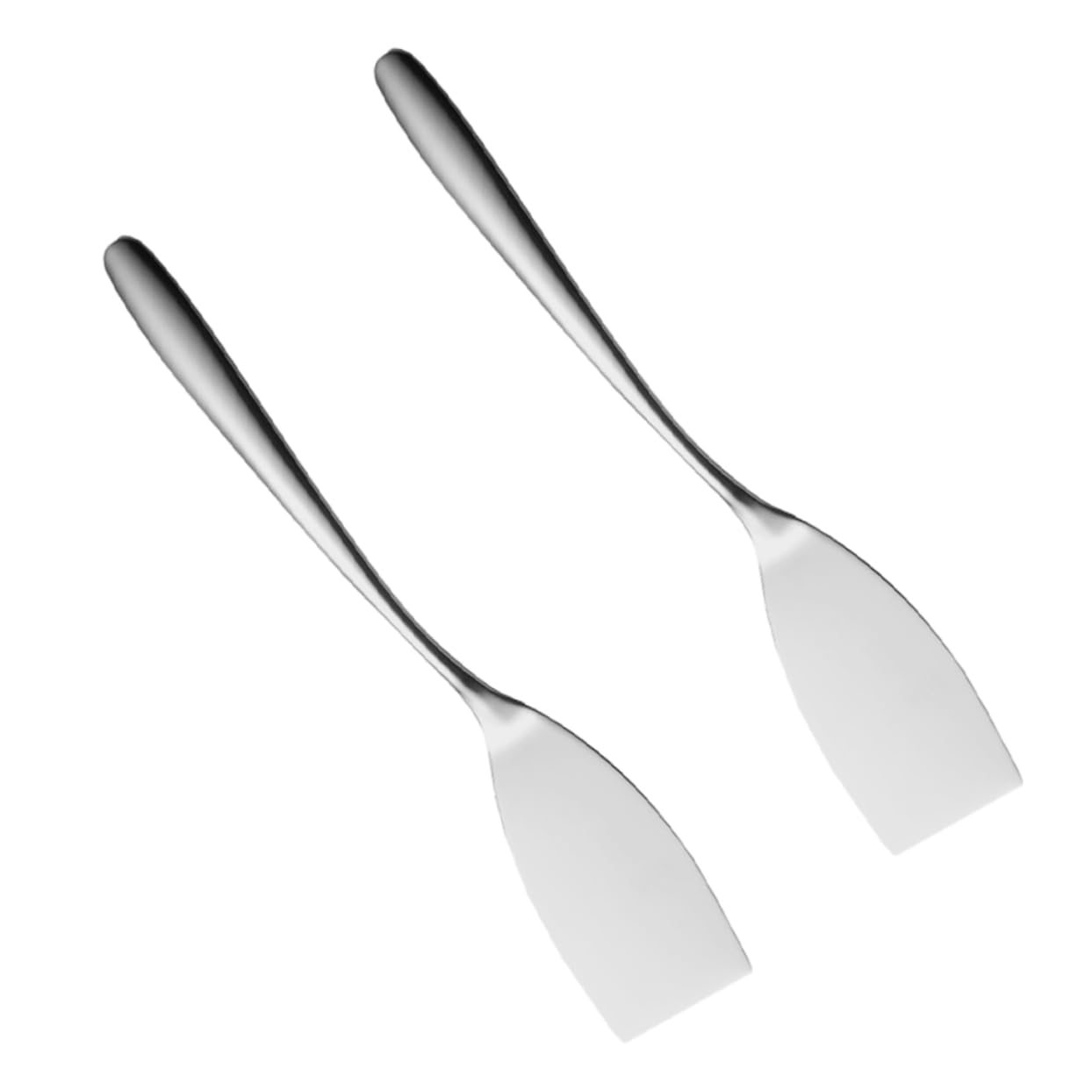 Toyvian 10pièces Spatule Acier Spatule Pour Poisson Et Pizza Ustensile De Cuisine Multifonction Pour Barbecue Et De Steak