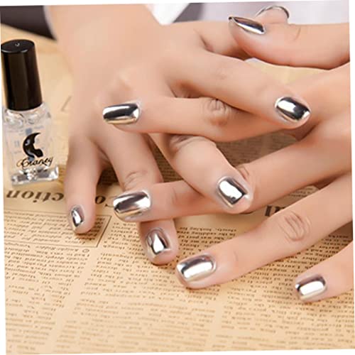 Esmalte de uñas espejo metálico 6ml secado rápido miniatura 3