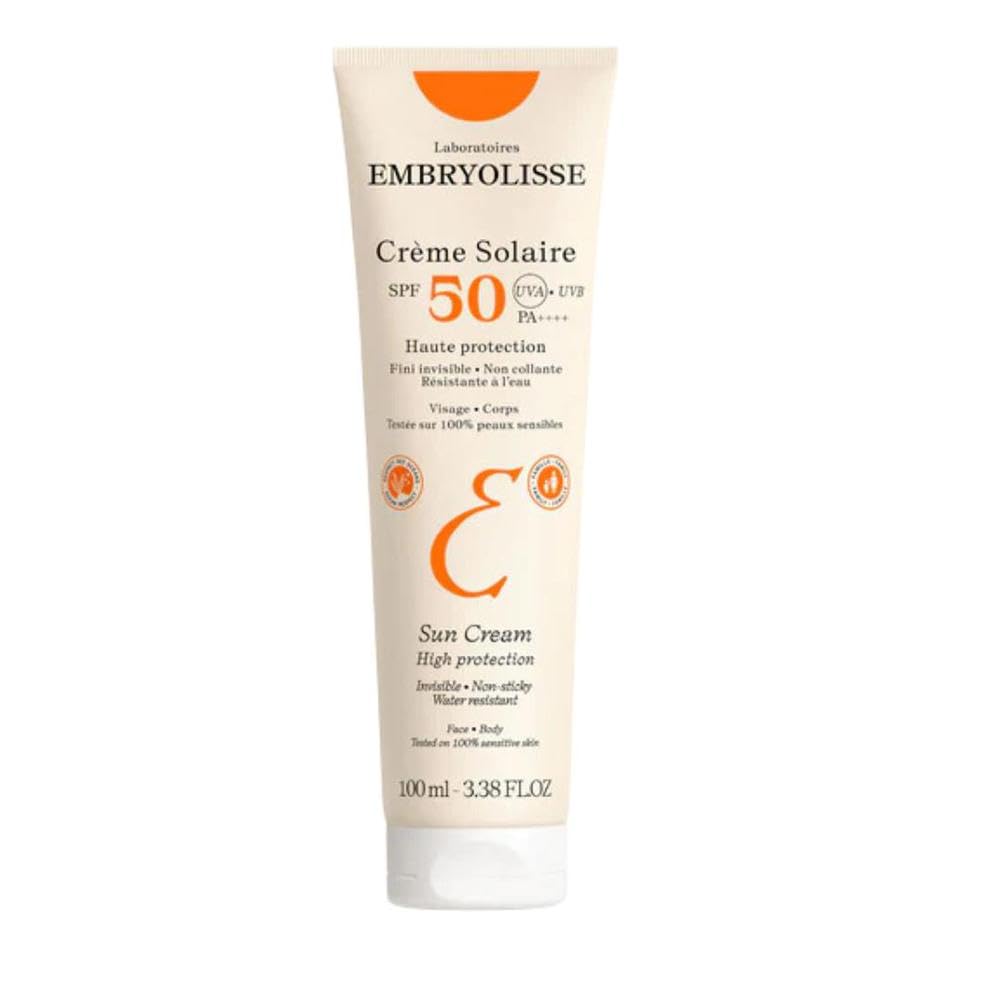 Embryolisse Creme Solaire Spf50 100ML pour cyclistes pour des performances fiables sur le vélo avec 100ml