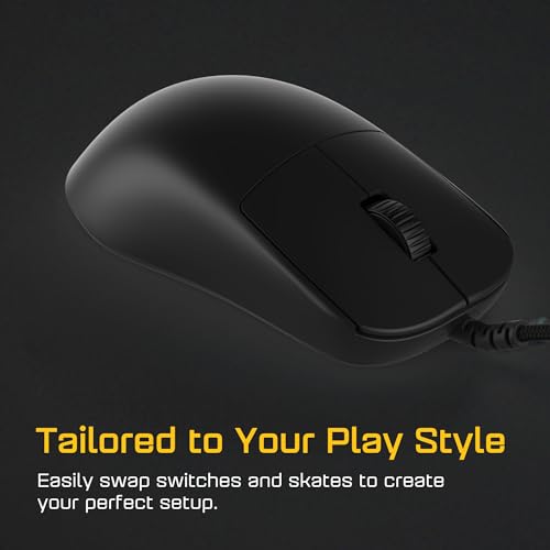 Image of ENDGAME GEAR OP1 8k v2 Black - Esports Gaming Mouse with Cable, 30K DPI Optical Sensor, 8000Hz Polling, Hot-Swappable Switches & Claw-Grip Design