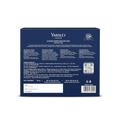 Image of Yardley london Luxury Perfume Gift Set For Her & Him