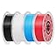 Pla - 4*1kg(black & White & Red & Blue)