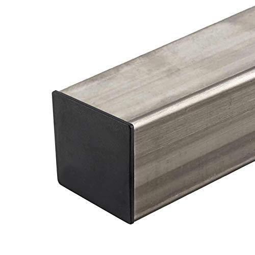 HOZEON 30 Pack 4 x 4 inches Square Plastic Plug, Thickened Durable Square Tubing End Caps, Square Tubing End Caps for Table Legs, Chair Legs, Fence Post Pipe Tube End, Furniture Sliding, Black