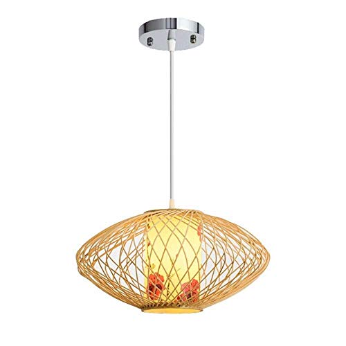 Lustre plafonnier en bambou pour créer une ambiance zen au restaurant