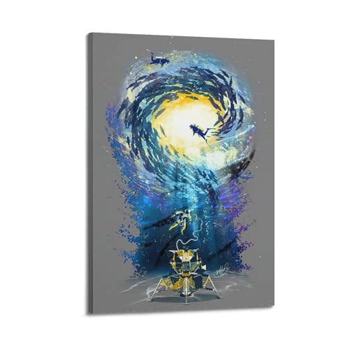 Poster mural moderne sur toile WIZIGM | Sublimer le salon avec le style sports