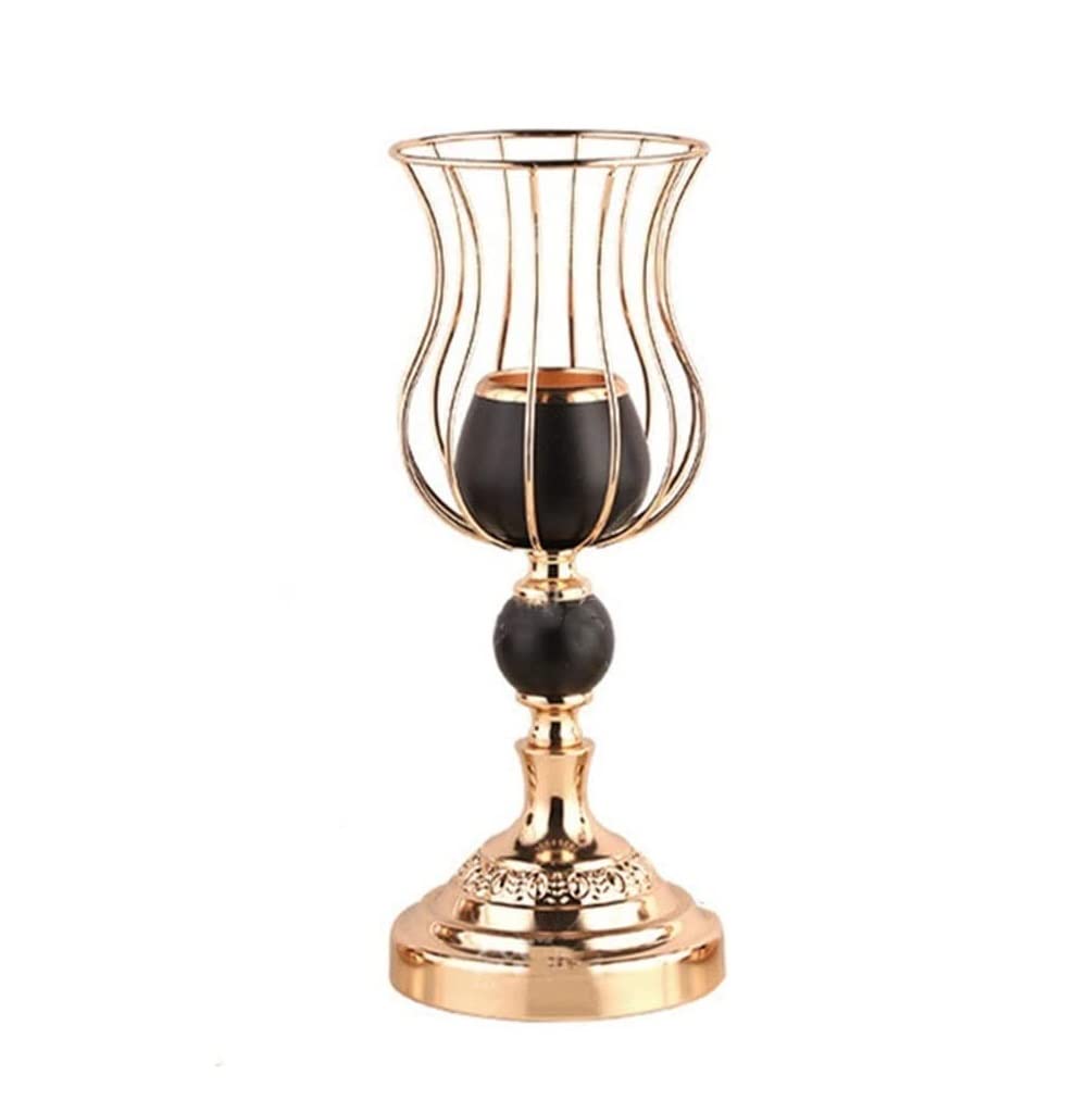 Habrur Kerzenhalter 3-teiliges Set Kerzenhalter Aus Metall, Moderner Kerzenhalter, Luxuriöser Hochzeitstafelaufsatz Für Party, Zuhause, Standdekoration Kerzenständer