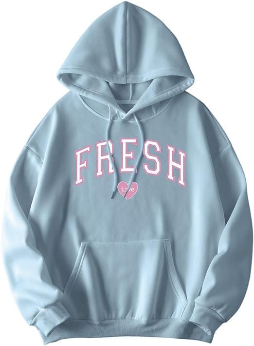 Tufusiur Fresh Love Hoodie Sturniolo Lightweight Hoodie Women Men Printin Letterg Top Pink Letter Tufusiur Fresh Love Hoodie Sturniolo Lightweight Hoodie Women Men Printin Letterg Top Pink Letter
