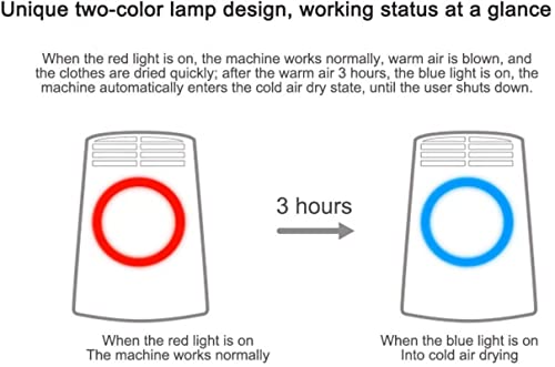 Hanger Elektrische Droger Draagbare Huishoudelijke Warme Kleding Shose Luchtdroger, Klein Schoeisel Sneldrogend Rek, Hot & Cool Koude Lucht Droogmachine Voor Thuis Reizen - Image 5