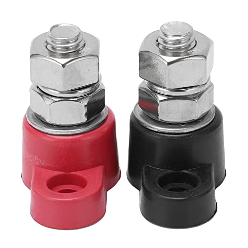 Powerful Battery Terminal Block Set for Easy Installation, Lightweight and Power Distribution for Solar RVs, Marine Vehicles. Compact and Versatile Kit with M
