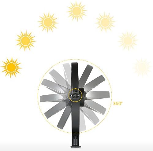 Decdeal Solar Powered Pond Pump Solar Panel Solar Powered Fountain Water Pump Kit for Bird Bath Pond Pull 9V/3W