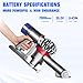 BATTOOL Upgraded 7000mAh Replacement for Dyson V10 Battery SV12 242151, 25.2V Li-ion Battery Compatible with Dyson V10 Cyclone/Animal/Absolute/Fluffy/Motorhead Cordless Vacuum Cleaner (V10)