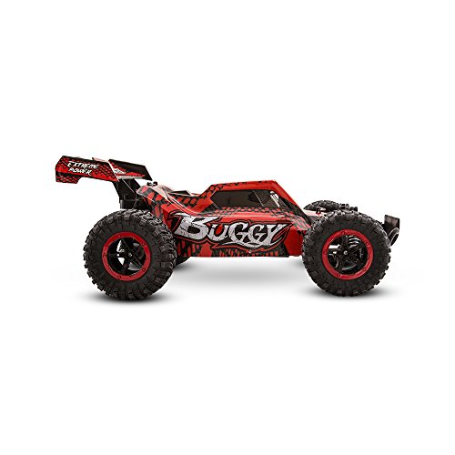 Image of Spice Innocente Red & Black Printed Racing Car with Charger