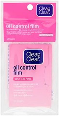 Clean and Clear Oil Control Film Blotting Paper Face- Pink Grapefruit Scent(50 Sheets)