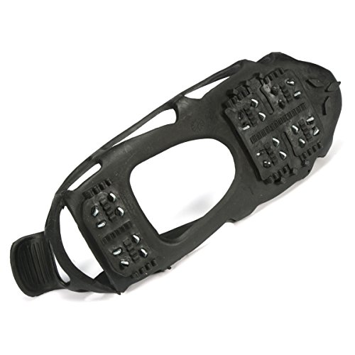 Forspero 24 Pointes antidérapantes Clous de Neige Boue Glace Crampons Chaussures de Chaussure Pince à Griffe S-XL - S
