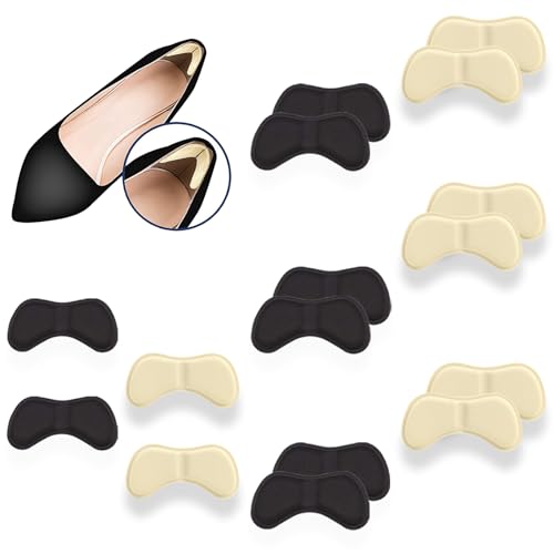 Taloneras para Zapatos, 8 Pares Plantillas Zapatos Grandes, Protector Talon Zapato, Plantillas Talon para Tacones, Almohadillas Zapatos Talon para La Mayoría de Los Tipos de Zapatos