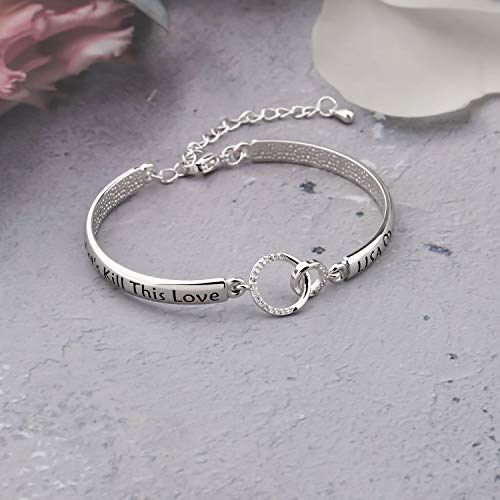 WSNANG Korean Group Inspired Gift Let's Kill This Love Album Bracelet for Blinks Group Jewelry Gift for Fans3