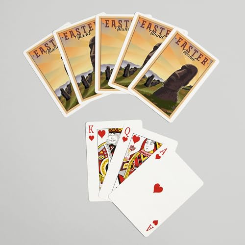 Baraja Poker Easter Island con 52 naipes miniatura 7