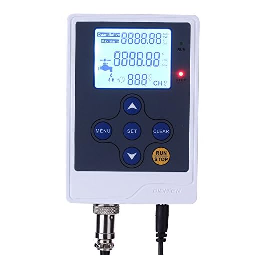 LCD Water Flow Control Meter