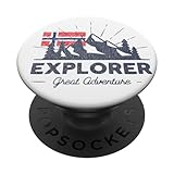 Photo Gallery explorer great adventure vintage grunge retro style outdoors popsockets popgrip intercambiabile Photo Gallery explorer great adventure vintage grunge retro style outdoors popsockets popgrip intercambiabile