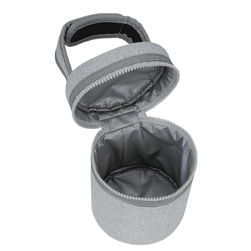 ノーブランド品母乳貯蔵クーラー - ミルクボトルバッグ、取り外し可能なストラップ付き母乳チラー、断熱ボトルバッグは看護ママのデイケア用に2つの大きな8オンスのボトルに適合します