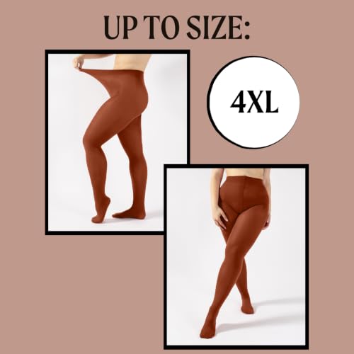 Image of CALZITALY Opaque Colour Tights - 80 DEN Thick Tights, Microfiber Pantyhose, S - 4XL Available in Plus size - Italian Hosiery