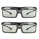 Compatibilité large: les lunettes 3D conviennent au LTV-2500, adaptée à LTV-3000 Pro, en forme pour LTV-3500 Pro, ajusté pour Vanish TV et d'autres projecteurs 3D DLP-Link, qui utilisent DLP Link comme méthode de synchronisation, peuvent rapidement fonctionner avec tous les projecteurs de la technologie DLP. (Remarque: il n'est pas compatible avec la télévision.)