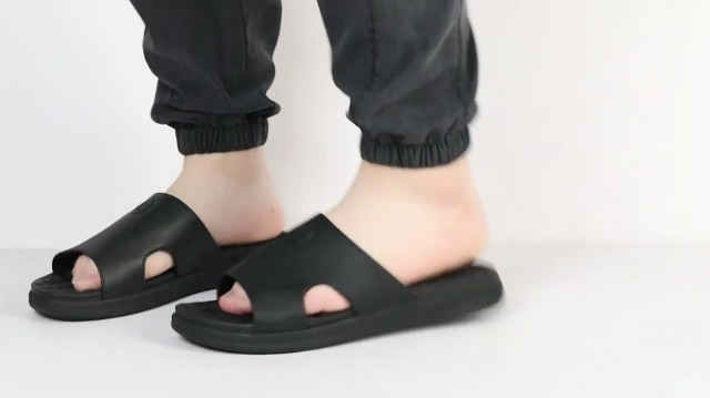 Watch Zeba Men Black Leather Sandals on Amazon Live