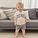 Big Brother Shirt for Toddler Baby Boy Promoted to Big Brother Announcement T-Shirt Kids Summer Short Sleeve Tee (Beige Big Bro, 3-4 Years)