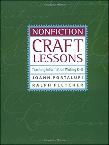 Nonfiction craft lessons: teaching information writing …