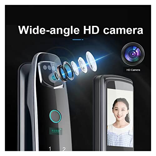 Bloqueio de câmera inteligente com reconhecimento facial 3D Fechadura de porta de controle de acesso