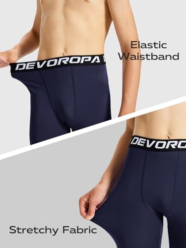 Image of Devoropa Youth Boys Performance Boxer Briefs Sports Compression Shorts Underwear(Pack of 2)