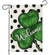 EKOREST St. Patrick’s Day Gartenflagge – Irische Motive, Wetterfest & Doppelseitig