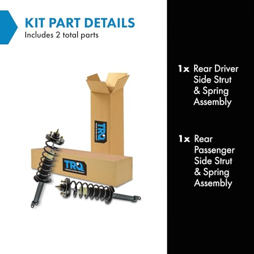 Image of TRQ Rear Driver and Passenger Side Strut and Spring Assembly Set | For 08-12 Honda Accord