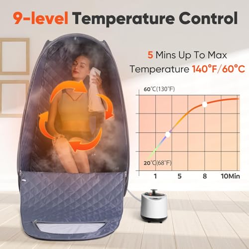Personal Steam Sauna with Chair
