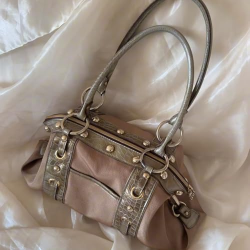 Bolso tote grande para mujer estilo Y2K vintage miniatura 5