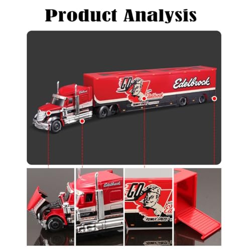 Vehículo de colección HTLNUZD 1:64 car trailer miniatura 6