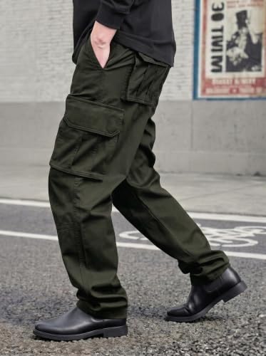 Image of Amazon Brand - INKAST Men Multi-Pocket Cargo Pants Casual Fit Trousers Stylish Cargo Trousers