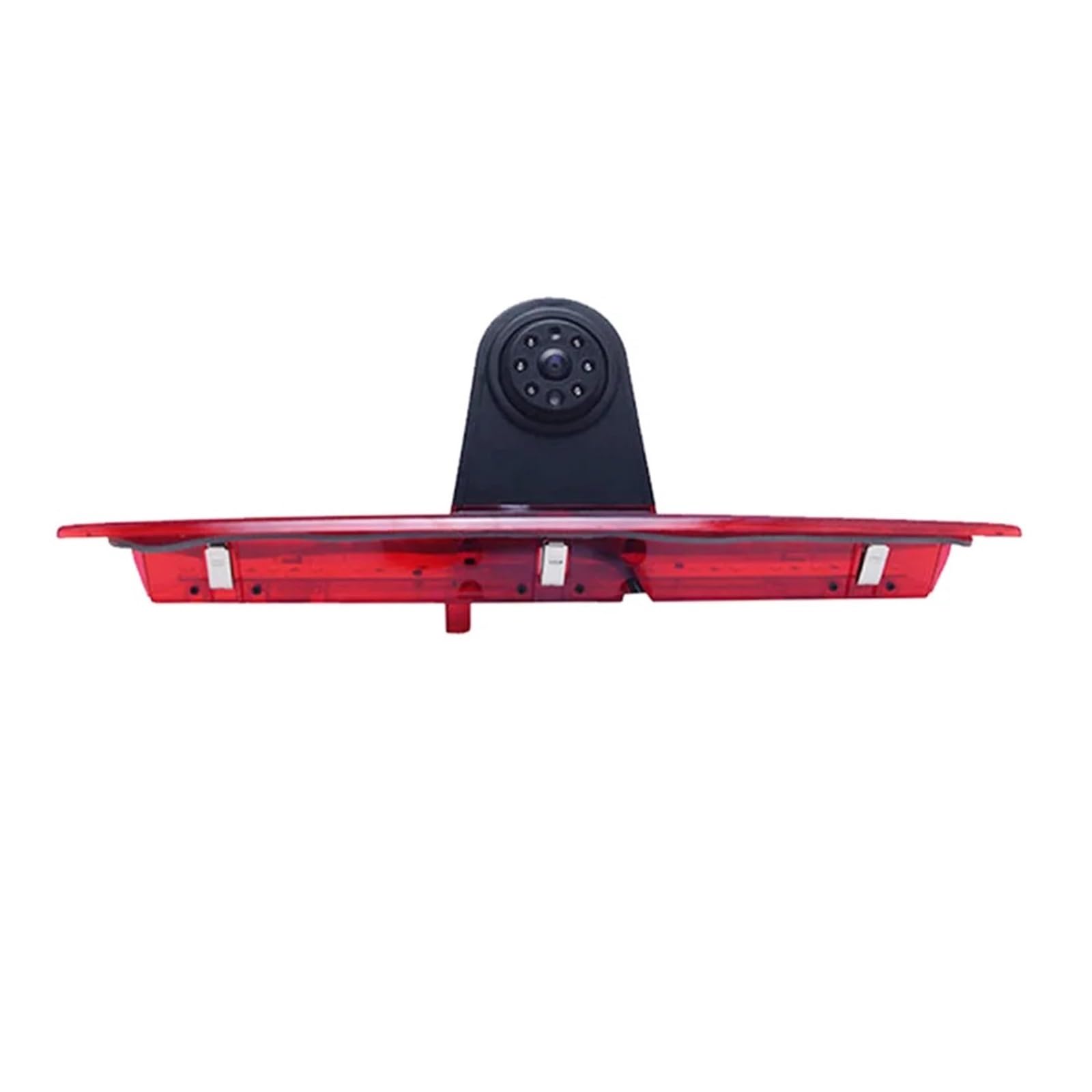 Cámara de marcha atrás con luz LED de freno de coche compatible con Transit Van 2015-2020 Cámara de marcha atrás for estacionamiento + Monitor de 7'' Línea guía de visión nocturna IR(A)