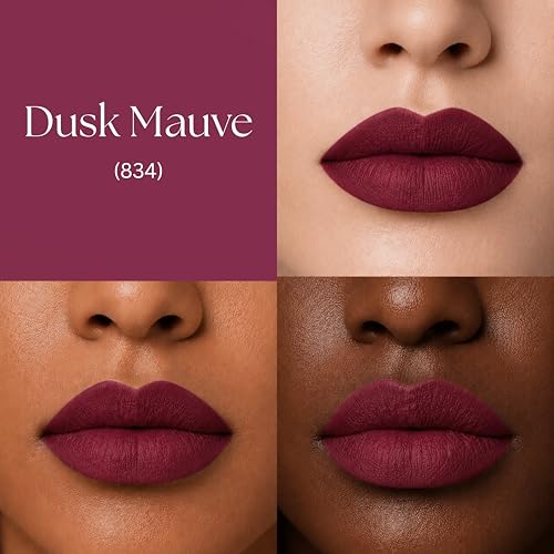 Image of BARELOVE SLAY All Day Non-Drying Liquid Lipstick for Women with Matte Finish One Swipe Application | Highly Pigmented |Smooth Glide Formula | Long Lasting | Transferproof | 12 ml | 834-DUSKY MAUVE