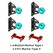 Button Fix Type 2 Bracket Marker Connecting 90º Degree Panels with New Upgraded Button (4 Sets + 2 Marker Tools)