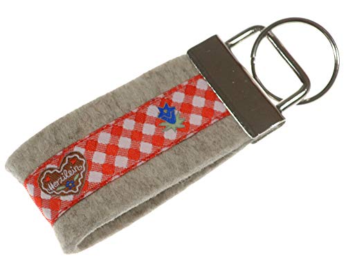 Preisvergleich Produktbild TrachtenBrummsel Mini Schlüsselband Herzilein